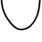 collier or jaune cordon en tissu