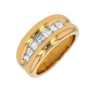 Bague or jaune diamant (s)