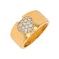 Bague or jaune diamant (s) Vintage