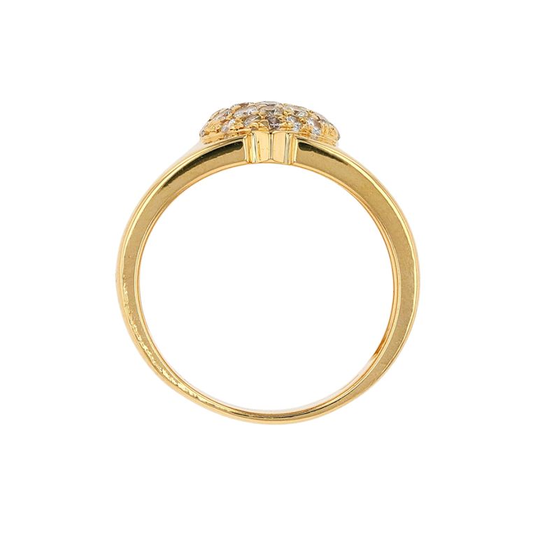 Bague or jaune diamant (s) Vintage 