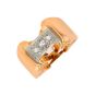 Bague 2 ors diamant (s) Vintage