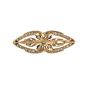 Broche or bicolore diamant(s) t. ancienne 