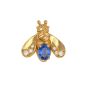 Broche or jaune saphir et diamant(s)