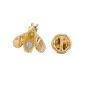 Broche or jaune saphir et diamant(s) 
