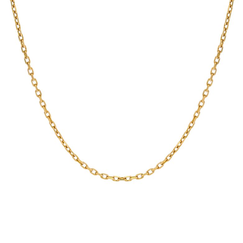 Chaine maille forçat or jaune