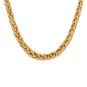 Bracelet maille palmier or jaune