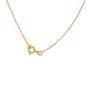 collier or jaune rubis et diamant(s) 