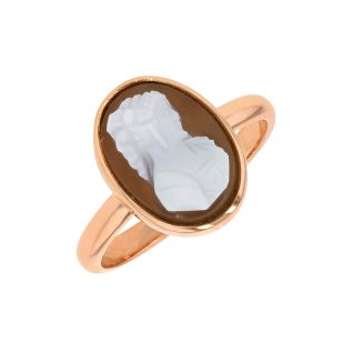 Bague or jaune Camée Vintage