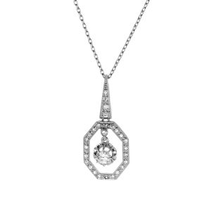 collier or gris diamant (s)