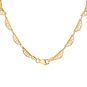 Collier maille filigrane or jaune 