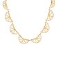 Collier maille filigrane or jaune