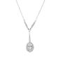 collier or gris diamant(s) t. ancienne