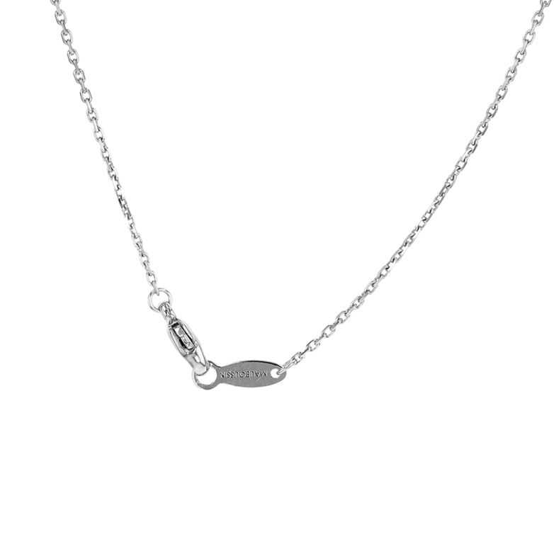 collier or gris diamant (s) signé MAUBOUSSIN