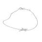 Bracelet or gris diamant (s) signé MAUBOUSSIN