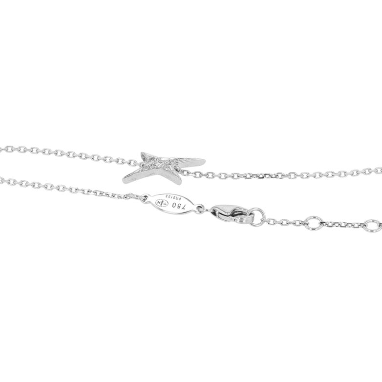 Bracelet or gris diamant (s) signé MAUBOUSSIN
