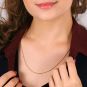 Chaine maille gourmette or jaune 