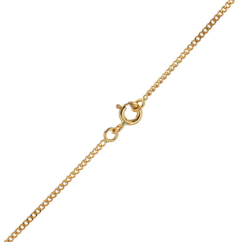 Chaine maille gourmette or jaune 