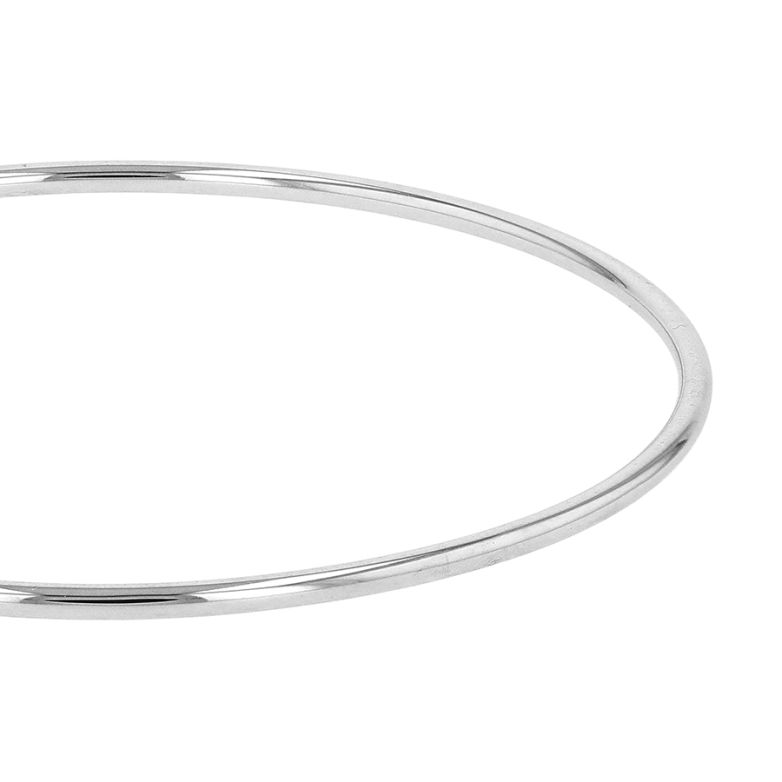 Bracelet jonc rigide or gris 