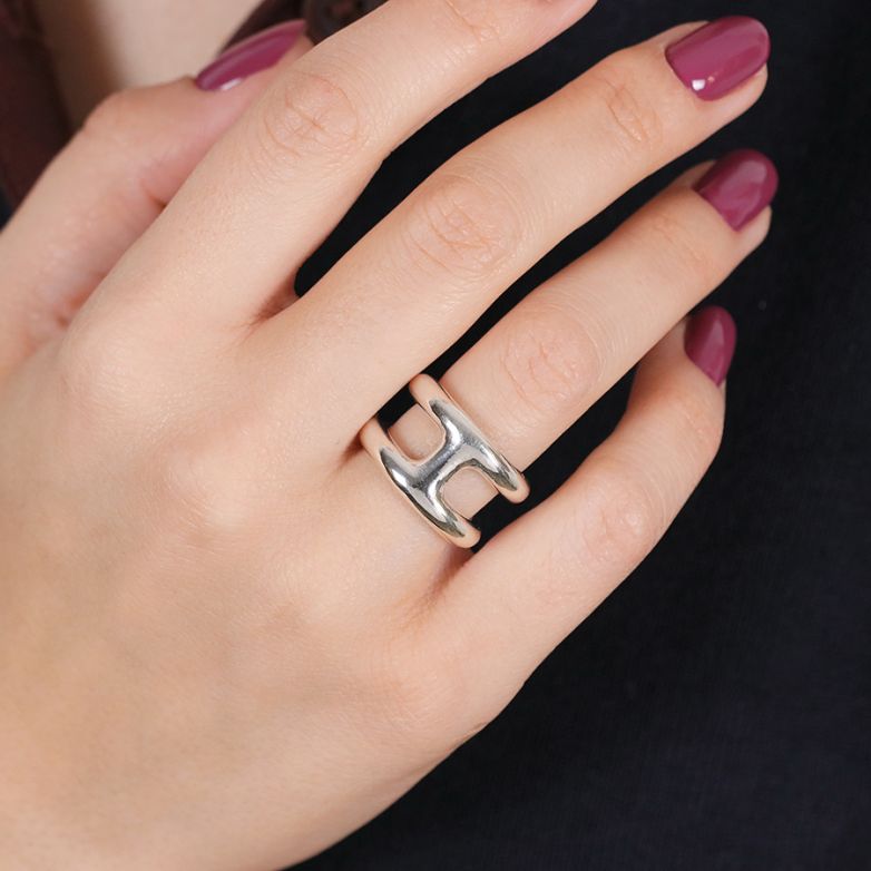 Bague argent signé 