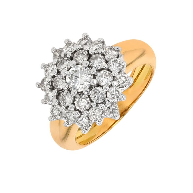 Bague or bicolore diamant (s)
