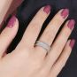 Bague or gris diamant (s) 