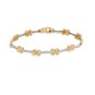 Bracelet or bicolore diamant (s) 