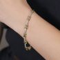 Bracelet or bicolore diamant (s) 