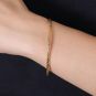 Bracelet Jonc Rigide or jaune 