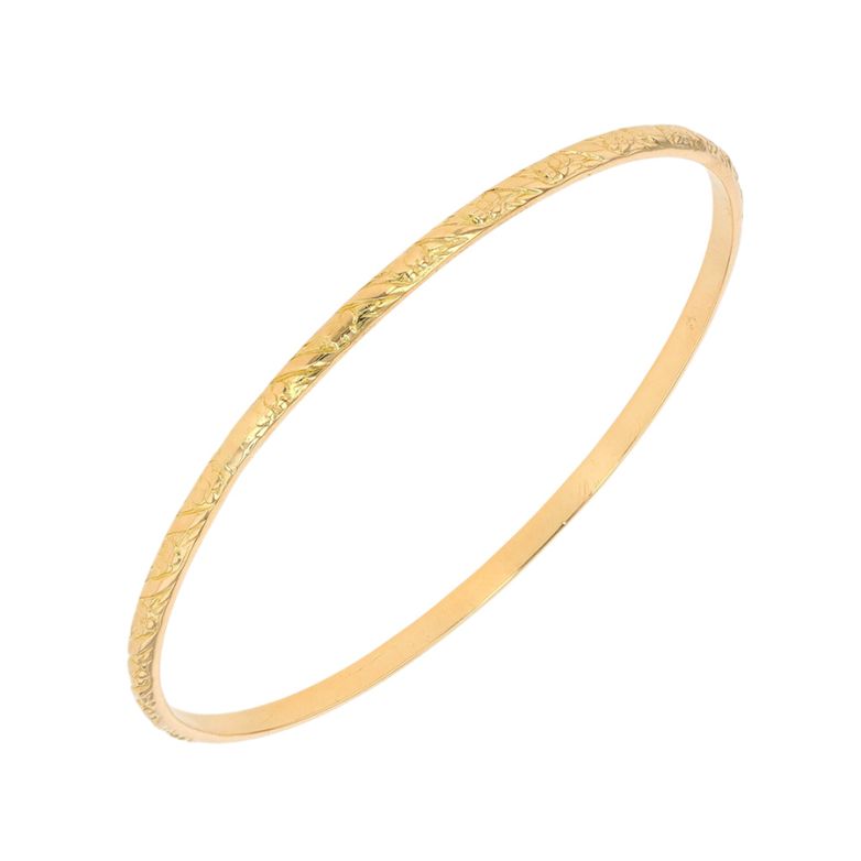 Bracelet Jonc Rigide or jaune