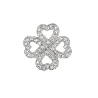 Pendentif or gris diamant (s)