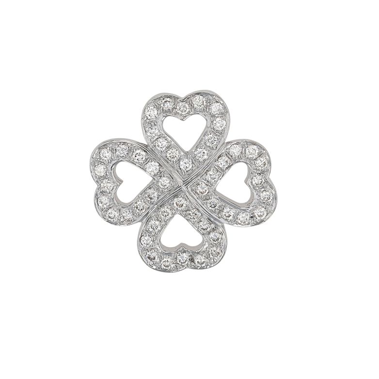 Pendentif or gris diamant (s)