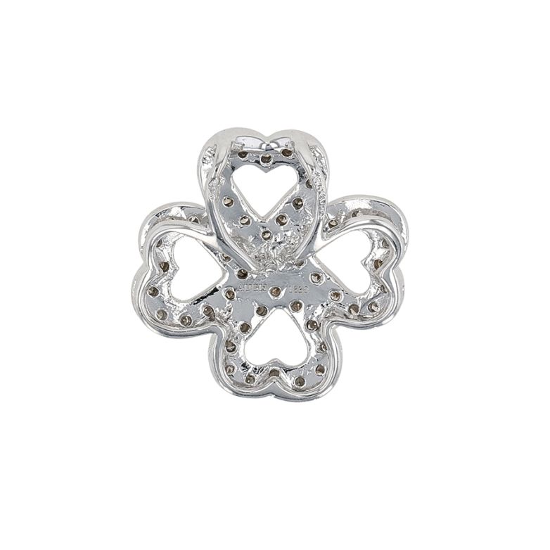 Pendentif or gris diamant (s) 