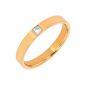 Alliance or jaune diamant (s)