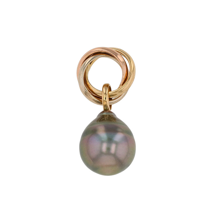 Pendentif perle de Tahiti 3...