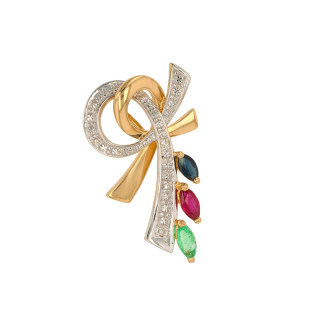 Pendentif vintage diamants,...