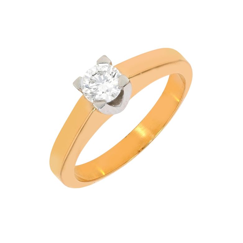 Solitaireor bicolore diamant (s)
