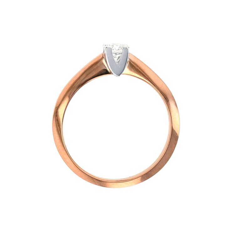 Solitaireor bicolore diamant (s) 