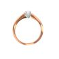 Solitaireor bicolore diamant (s) 