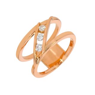 Bague or rosediamant (s)