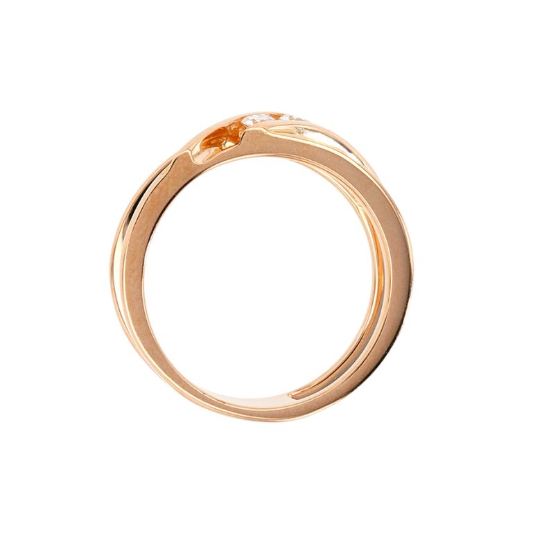 Bague or rosediamant (s) 