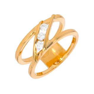Bague or jaune diamant (s)