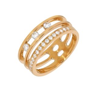 Bague or jaune diamant (s)
