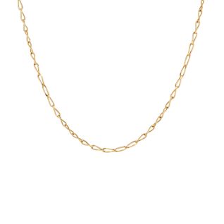 Chaine maille cheval or jaune