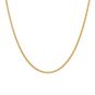 Chaine maille palmier or jaune