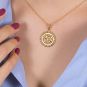 Pendentif or jaune Perle 