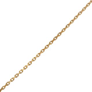 Chaine maille forçat or jaune