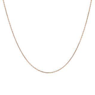Chaine maille forçat or rose 