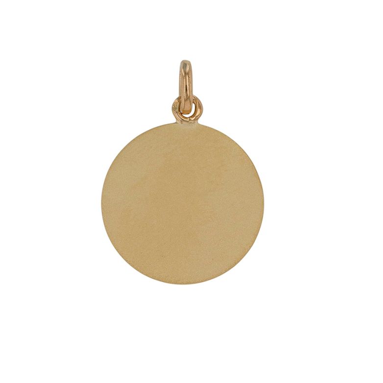 médaille or jaune 