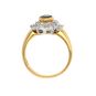 Bague or bicolore saphir et diamant(s) 