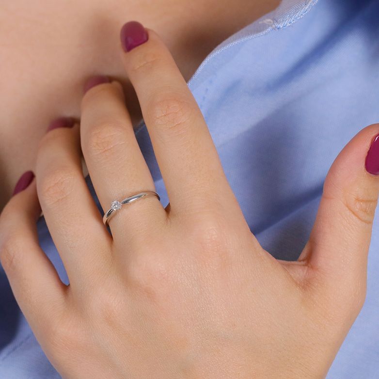 Solitaireor gris diamant (s) 